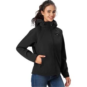 Wasoto Heated Women’s Jacket - Size Medium, Black Jacket Electric Heated